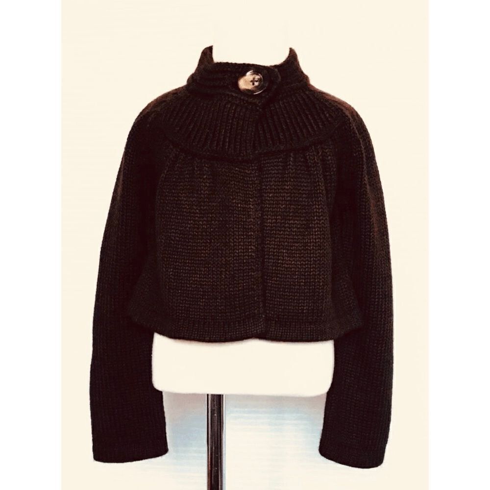 NEW GAP KIDS Girls 4/5 Brown Chunky Bolero Sweater